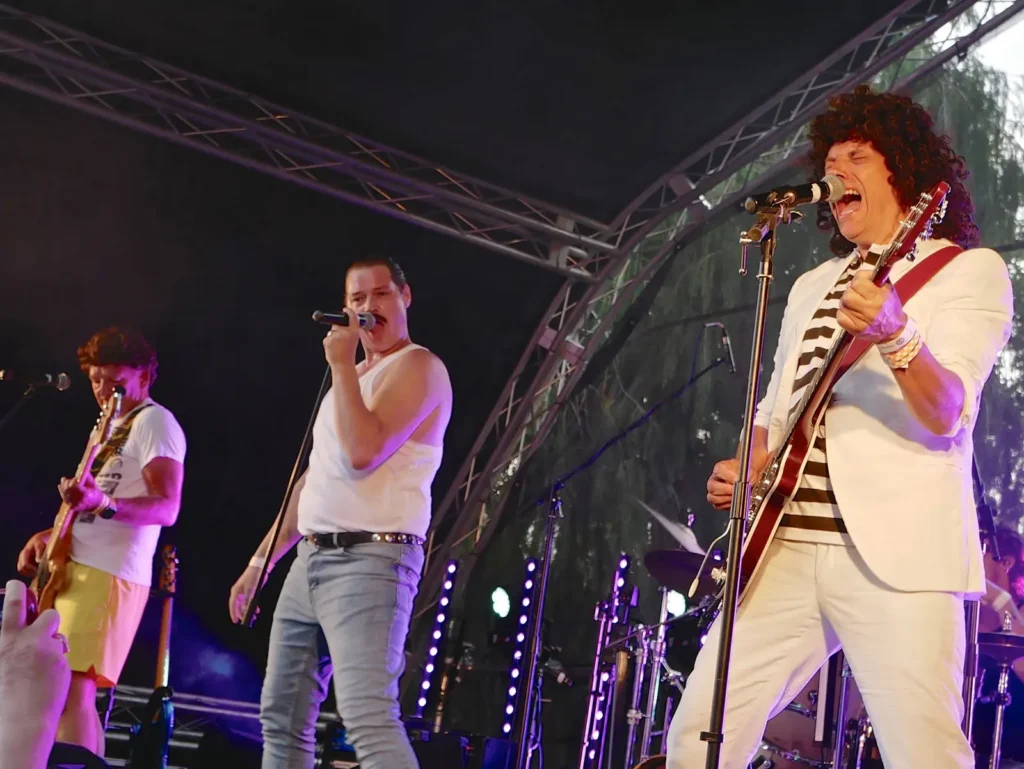 Queen Champions performing Queen songs live on stage