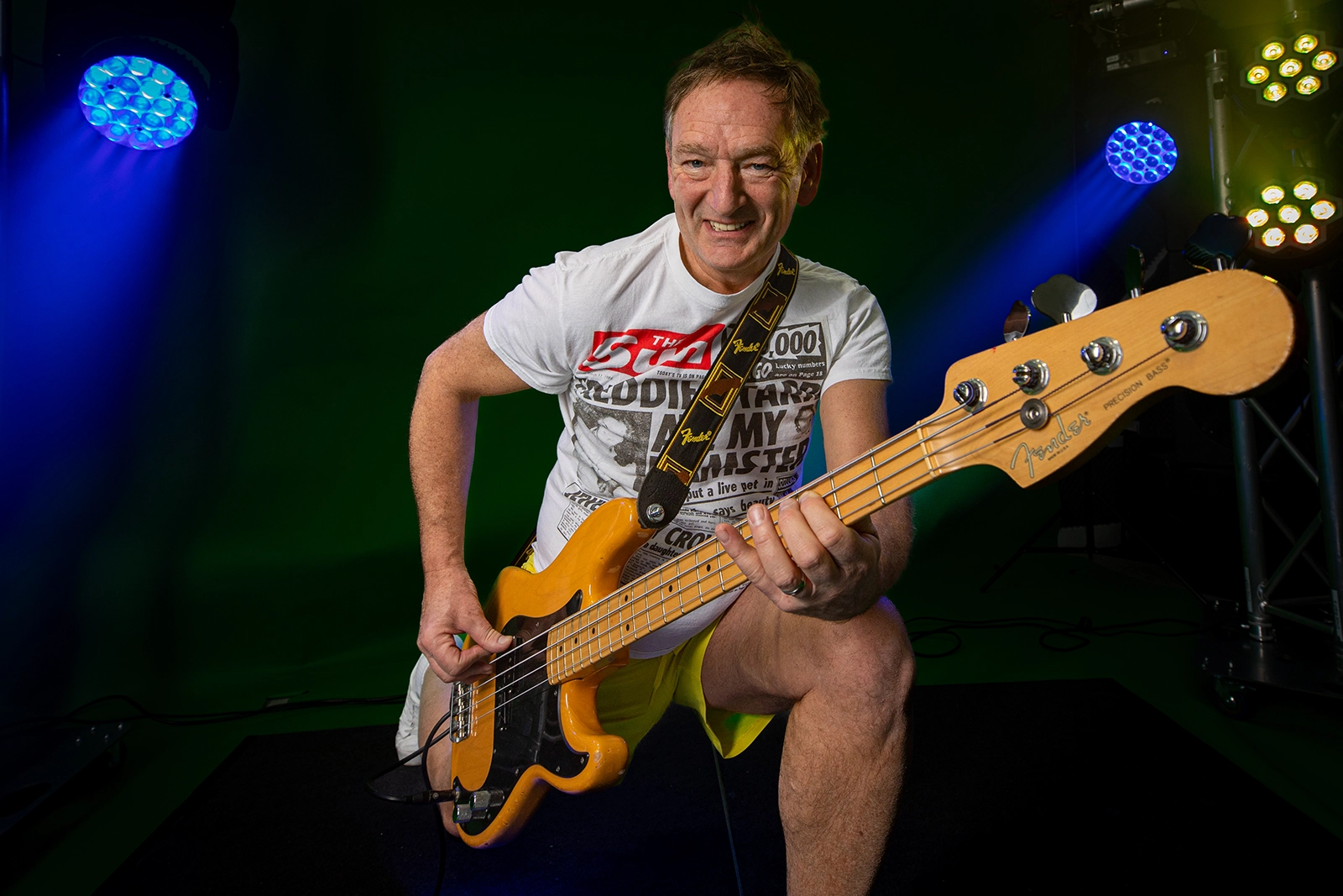 Stu of Queen Champions as John Deacon